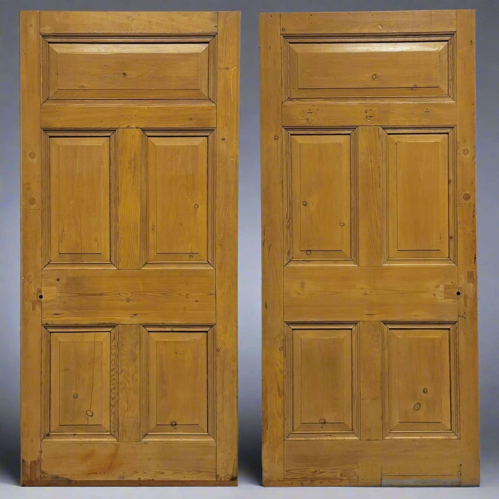 Antique Victorian 5 Panel Door - 208.5cm x 96cm | The Architectural Forum