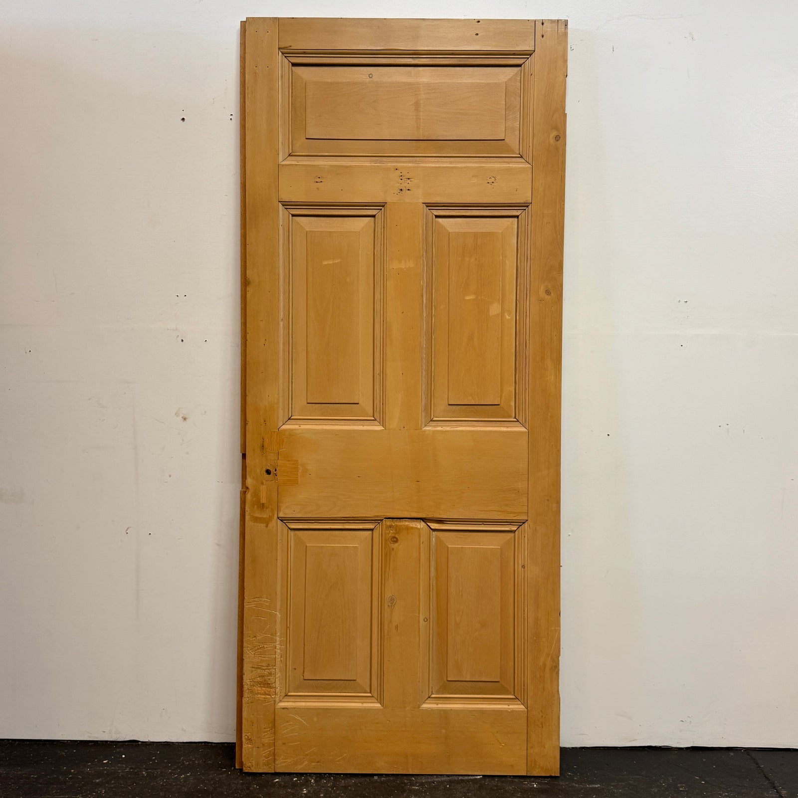 Antique Five Panel Door 206.5cm x 89.5cm | The Architectural Forum