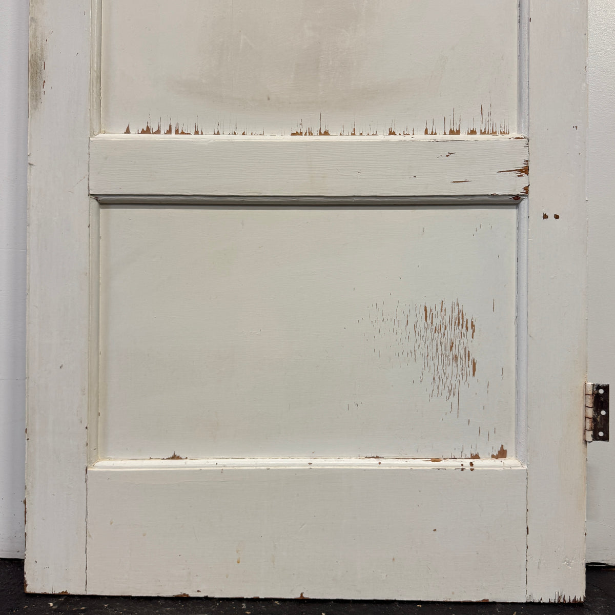 Reclaimed Mid-Century 1950s Four Panel Door 196.5cm x 75.5cm | The Architectural Forum