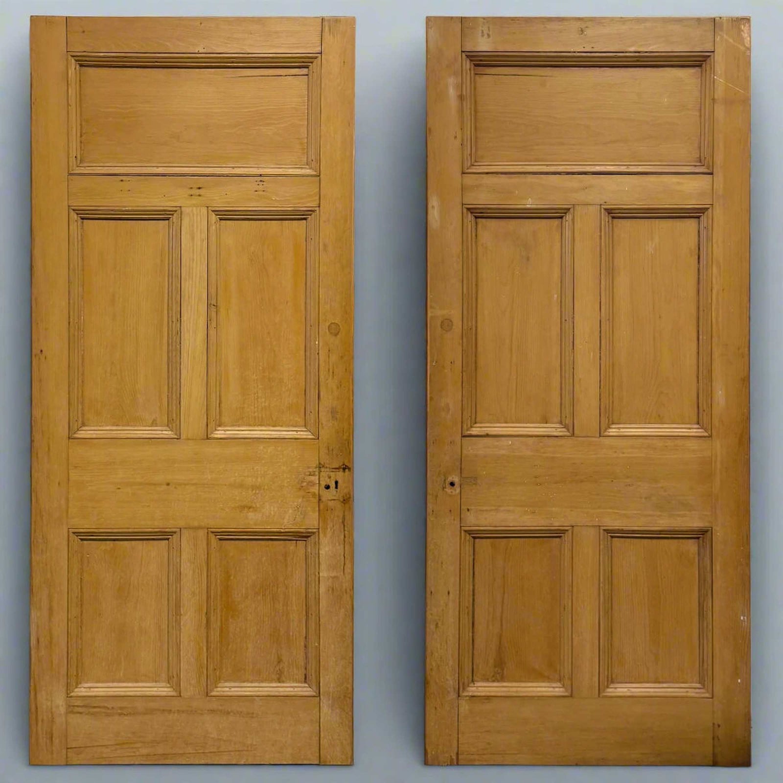 Antique Victorian 5 Panel Door - 206cm x 89.5cm | The Architectural Forum