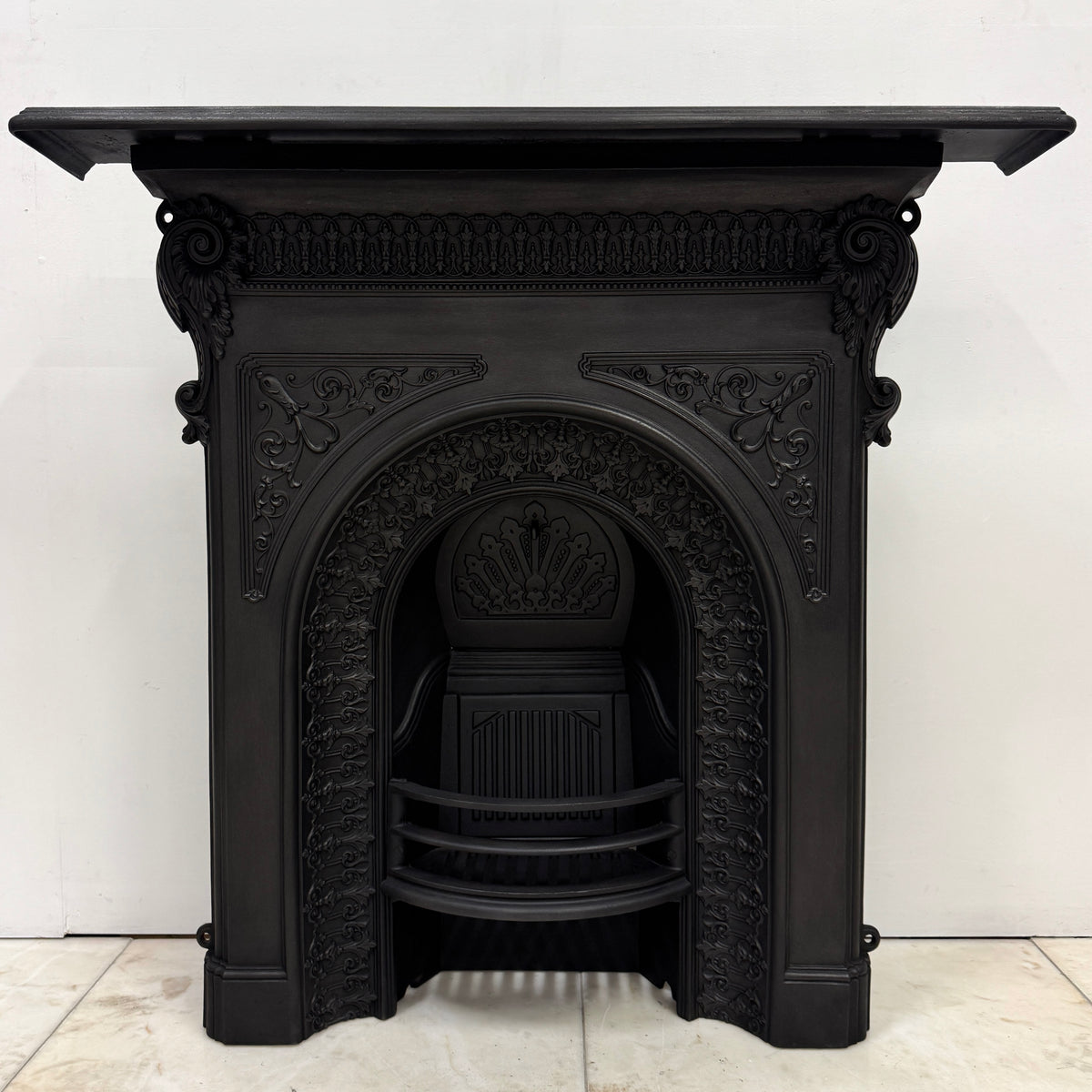 Antique Cast Iron Combination Fireplace | The Architectural Forum