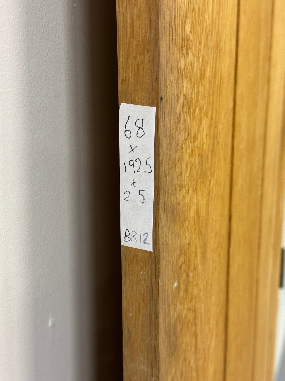 Antique Victorian Pine Latch Door - 192.5cm x 68cm x 2.5cm