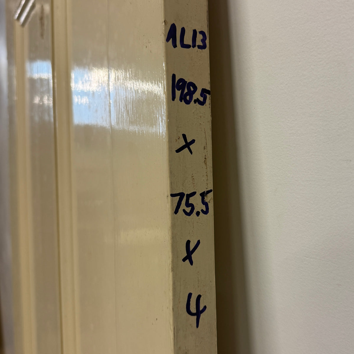 Antique Four Panel Door 198.5cm x 75.5cm x 4cm | The Architectural Forum