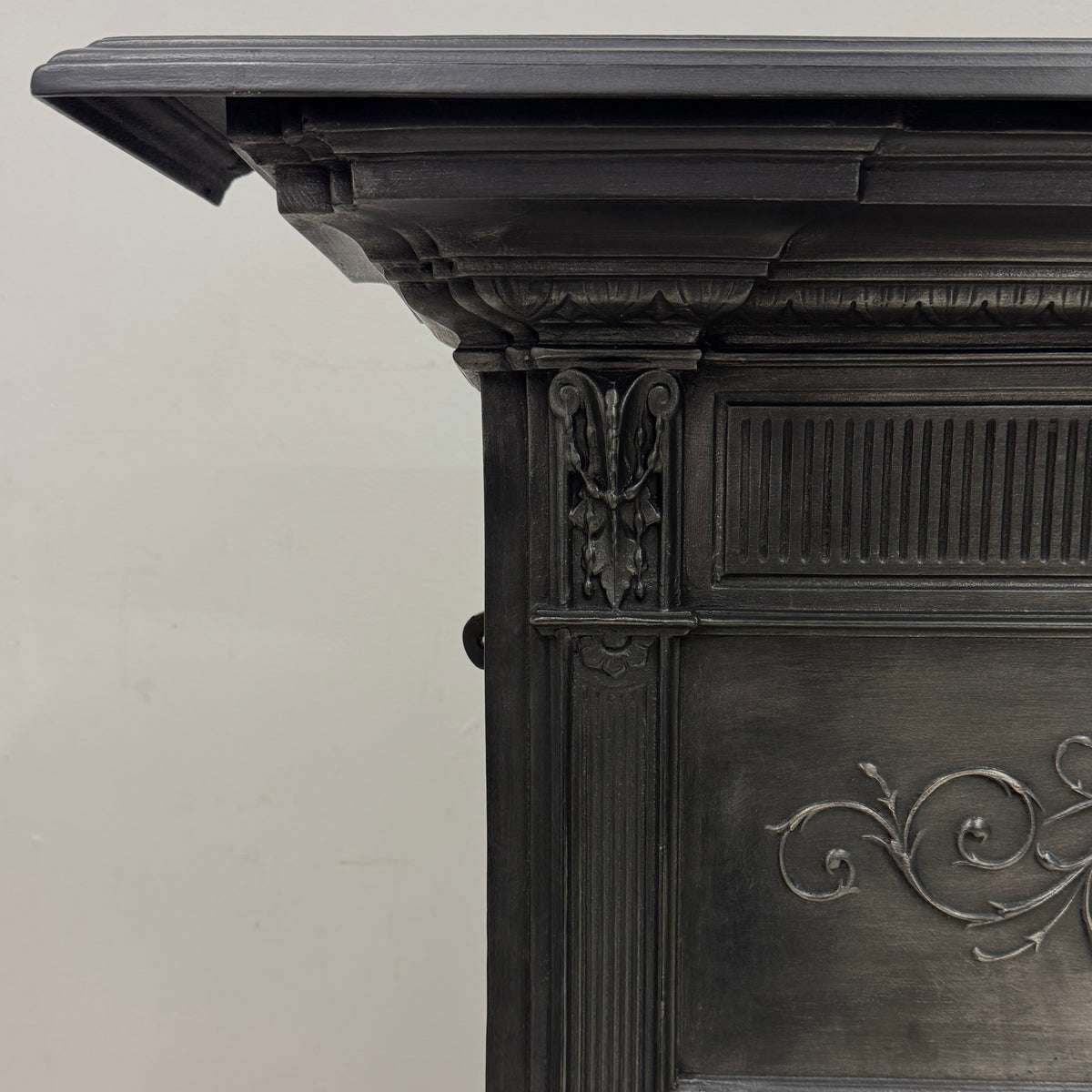 Antique Victorian Tiled Cast Iron Combination Fireplace | The Architectural Forum