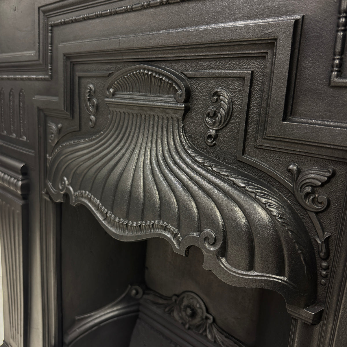 Antique Cast Iron Combination Fireplace | The Architectural Forum