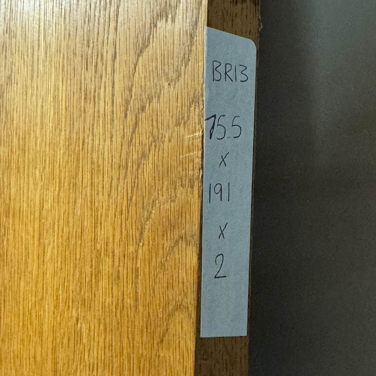 Antique Victorian Pine Latch Door - 191cm x 75.5cm x 2cm | The Architectural Forum