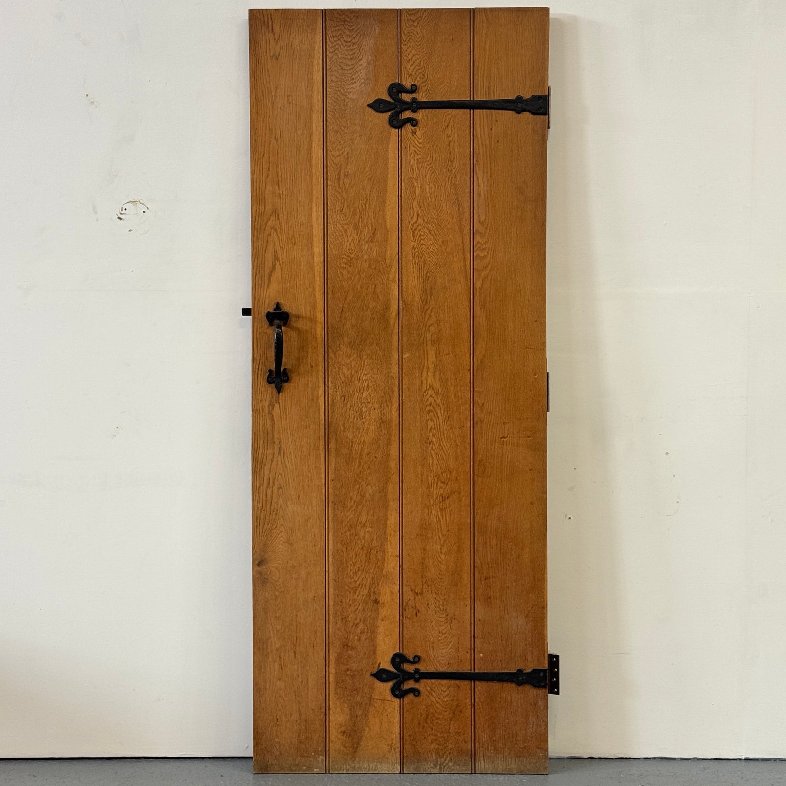 Antique Victorian Pine Latch Door - 194.5cm x 75cm x 2cm | The Architectural Forum