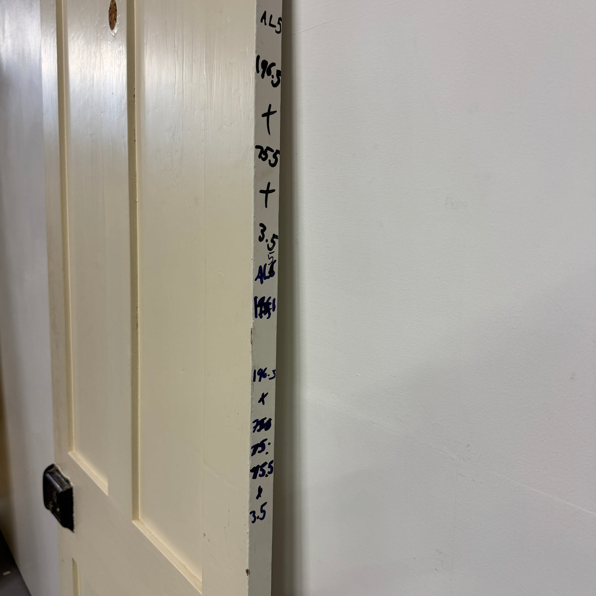 Antique Four Panel Door 196.5cm x 75.5cm x 3.5cm | The Architectural Forum