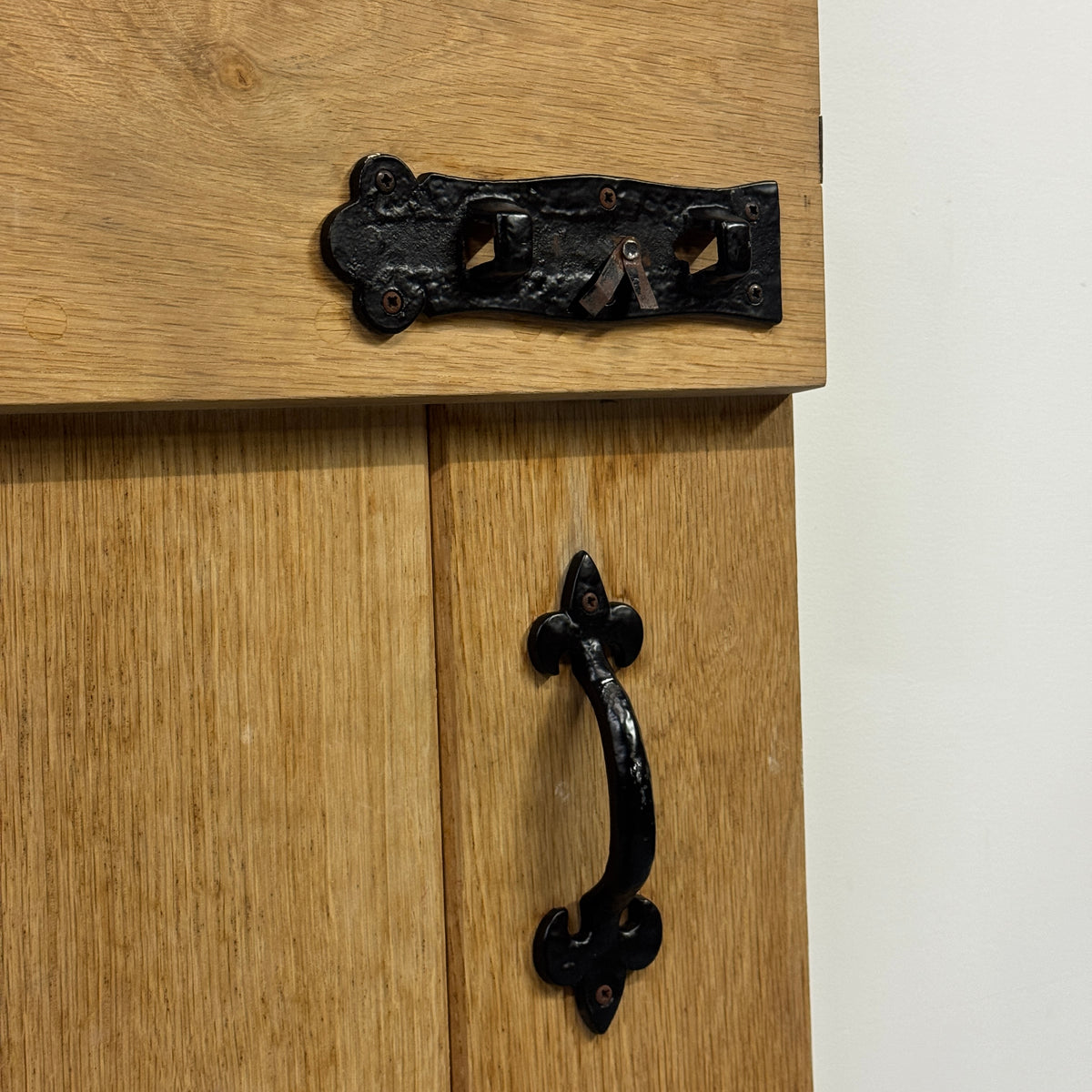 Antique Victorian Pine Latch Door - 192.5cm x 68cm x 2.5cm