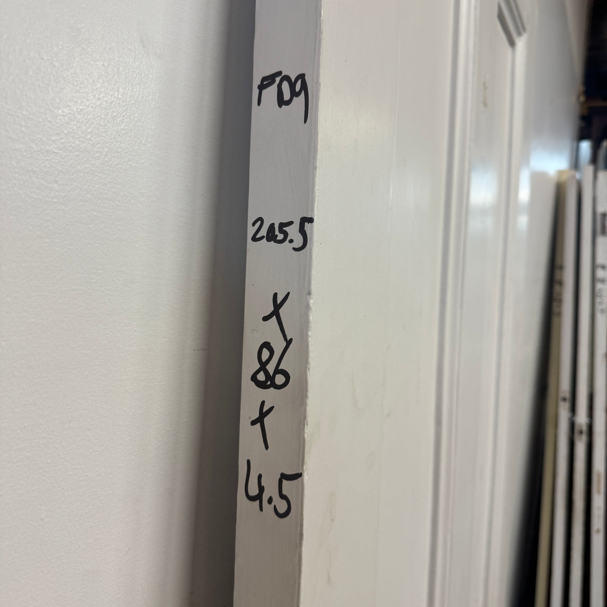 Antique Four Panel Door 205.5cm x 86cm x 4.5cm | The Architectural Forum