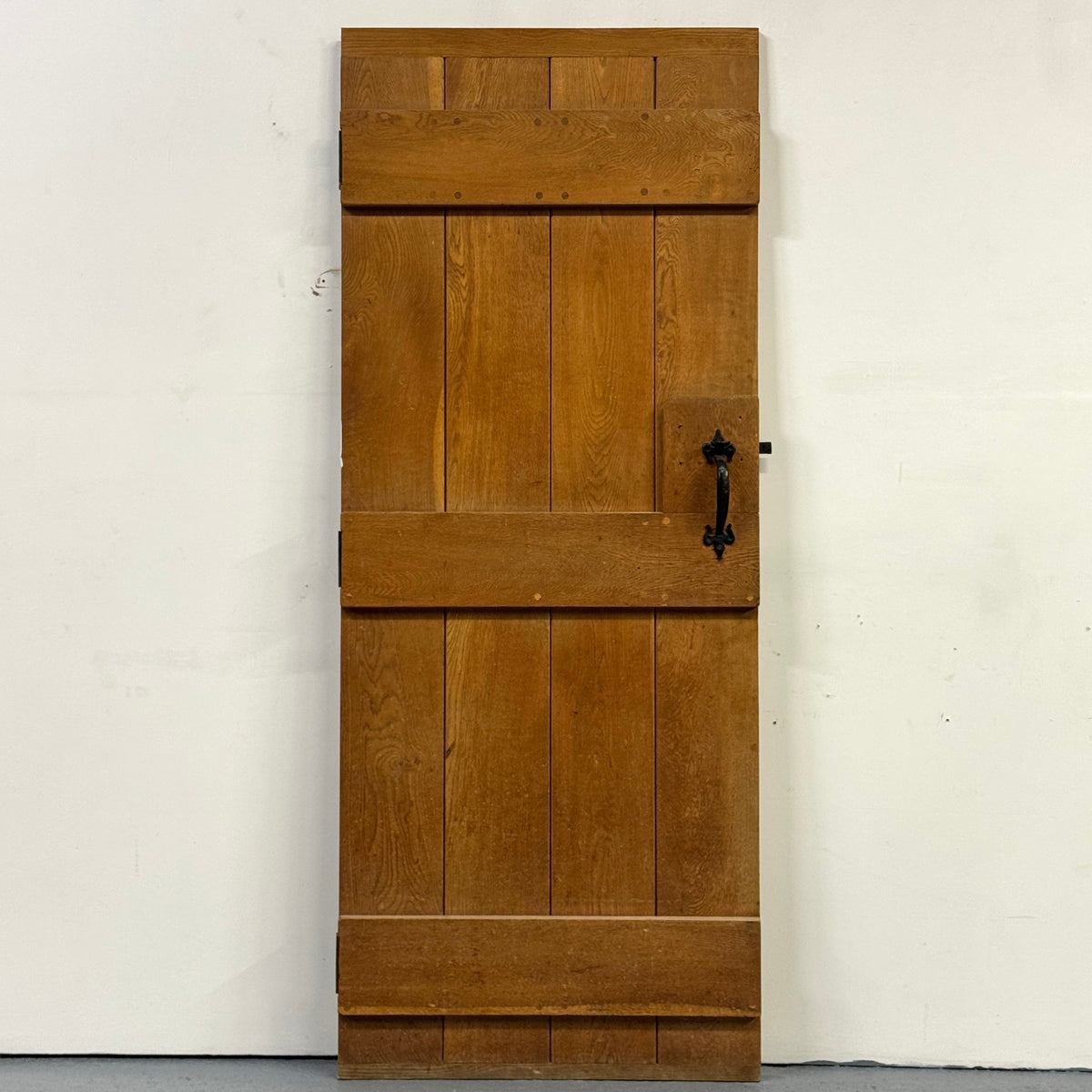Antique Victorian Pine Latch Door - 189cm x 75.5cm x 2.5cm | The Architectural Forum