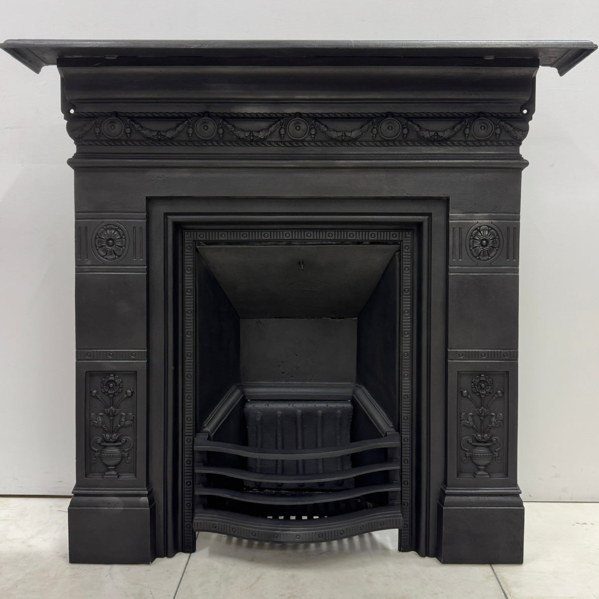 Antique Cast Iron Combination Fireplace | The Architectural Forum