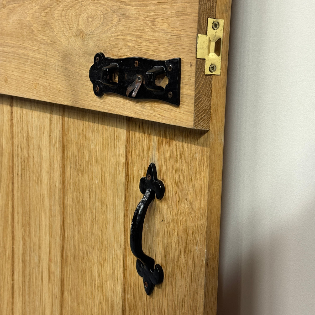 Antique Victorian Pine Latch Door - 192.5cm x 68cm x 2.5cm