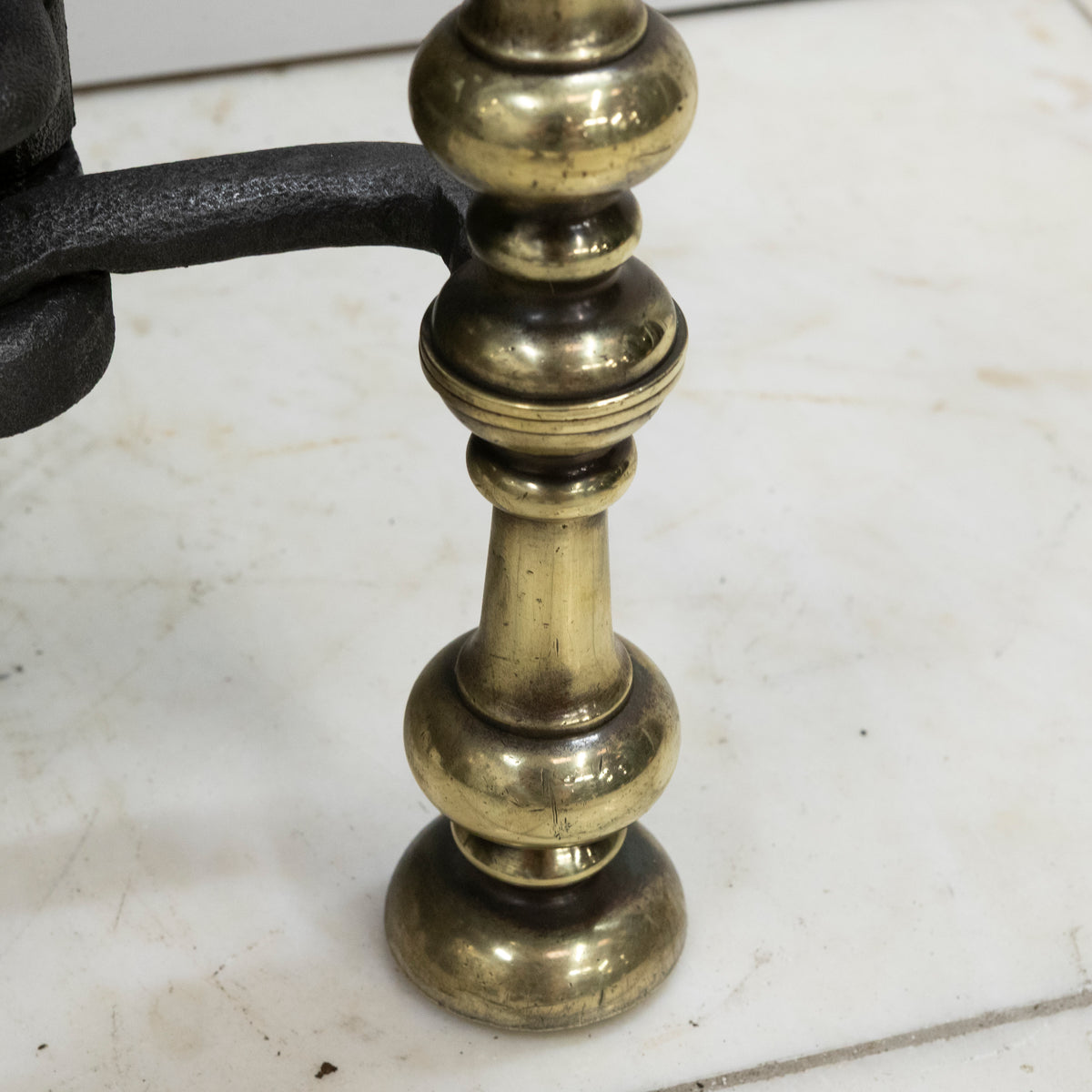 Antique Georgian Fire Basket with Brass Finials | The Architectural Forum