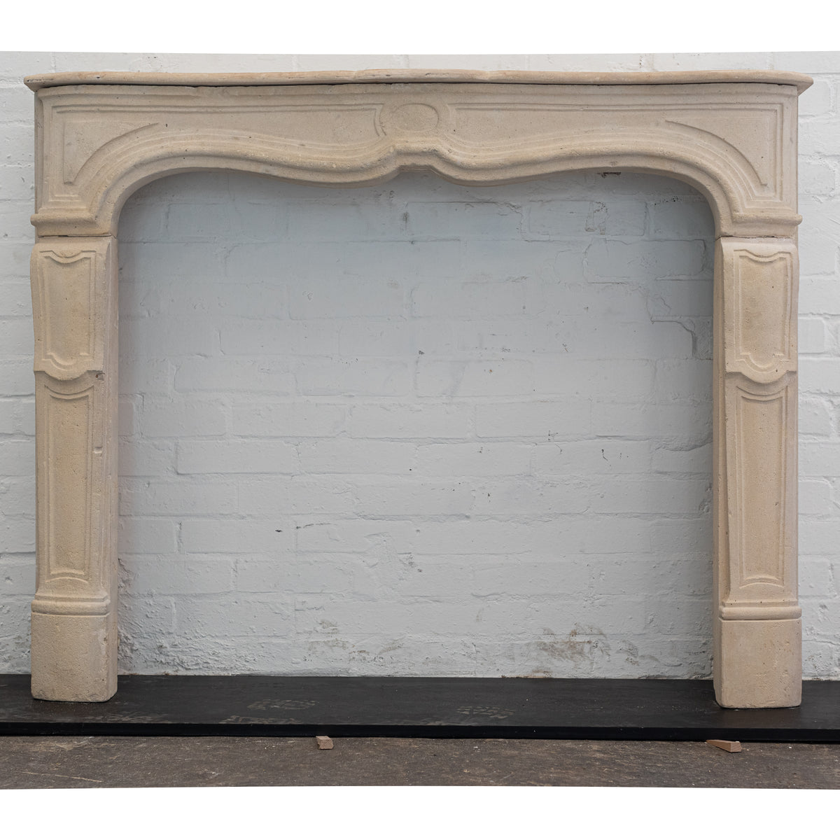 Antique 19th Century Louis Style Stone Fireplace Surround | The Architectural Forum