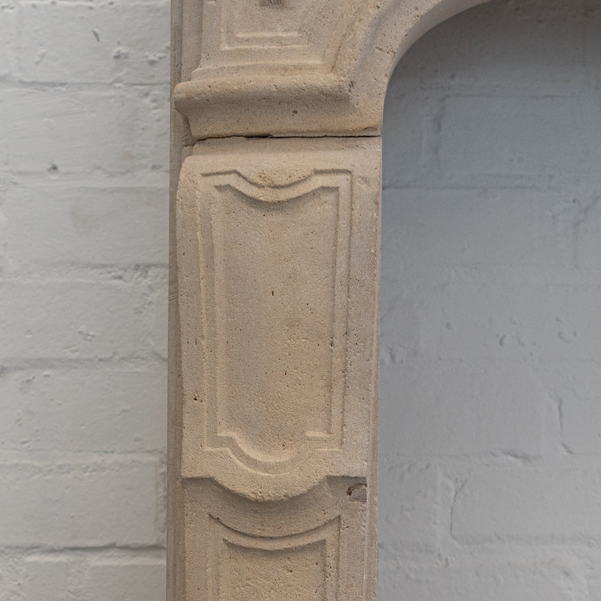 Antique 19th Century Louis Style Stone Fireplace Surround | The Architectural Forum