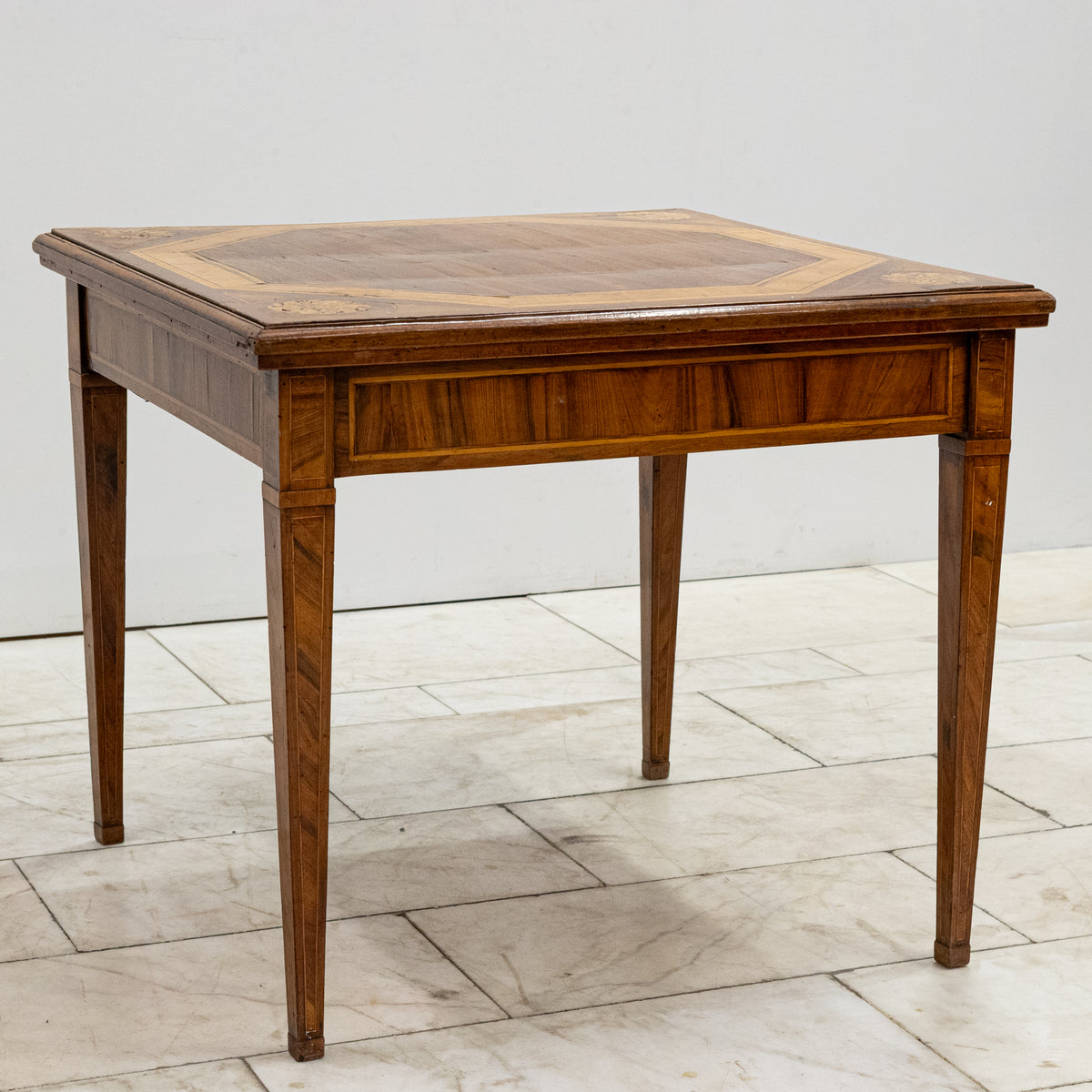 Antique Italian Inlaid Marquetry Games Table | Giuseppe Maggiolini | The Architectural Forum