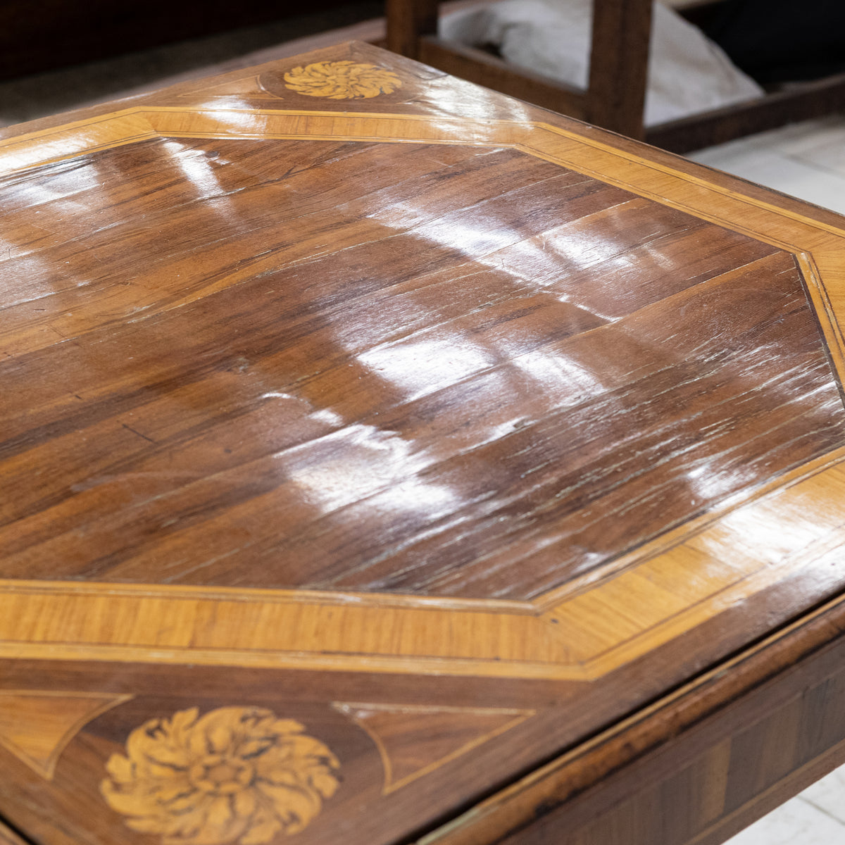 Antique Italian Inlaid Marquetry Games Table | Giuseppe Maggiolini | The Architectural Forum