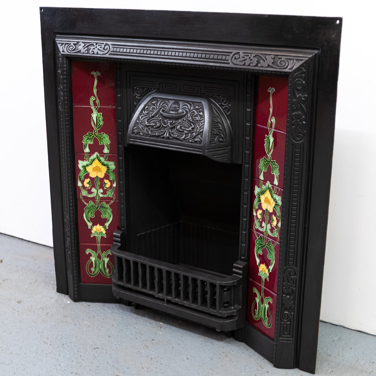 Antique Art Nouveau Tiled Insert