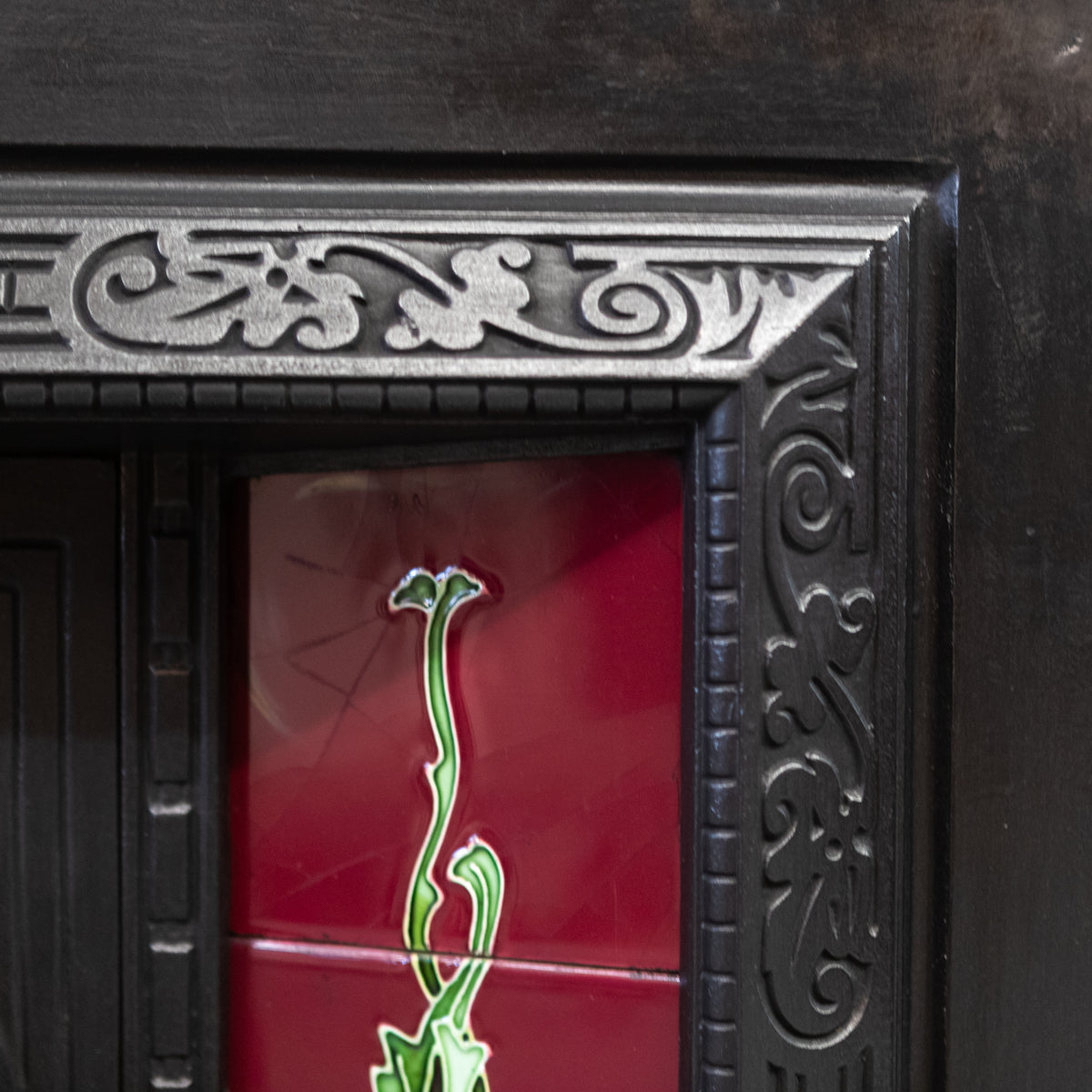 Antique Art Nouveau Tiled Insert