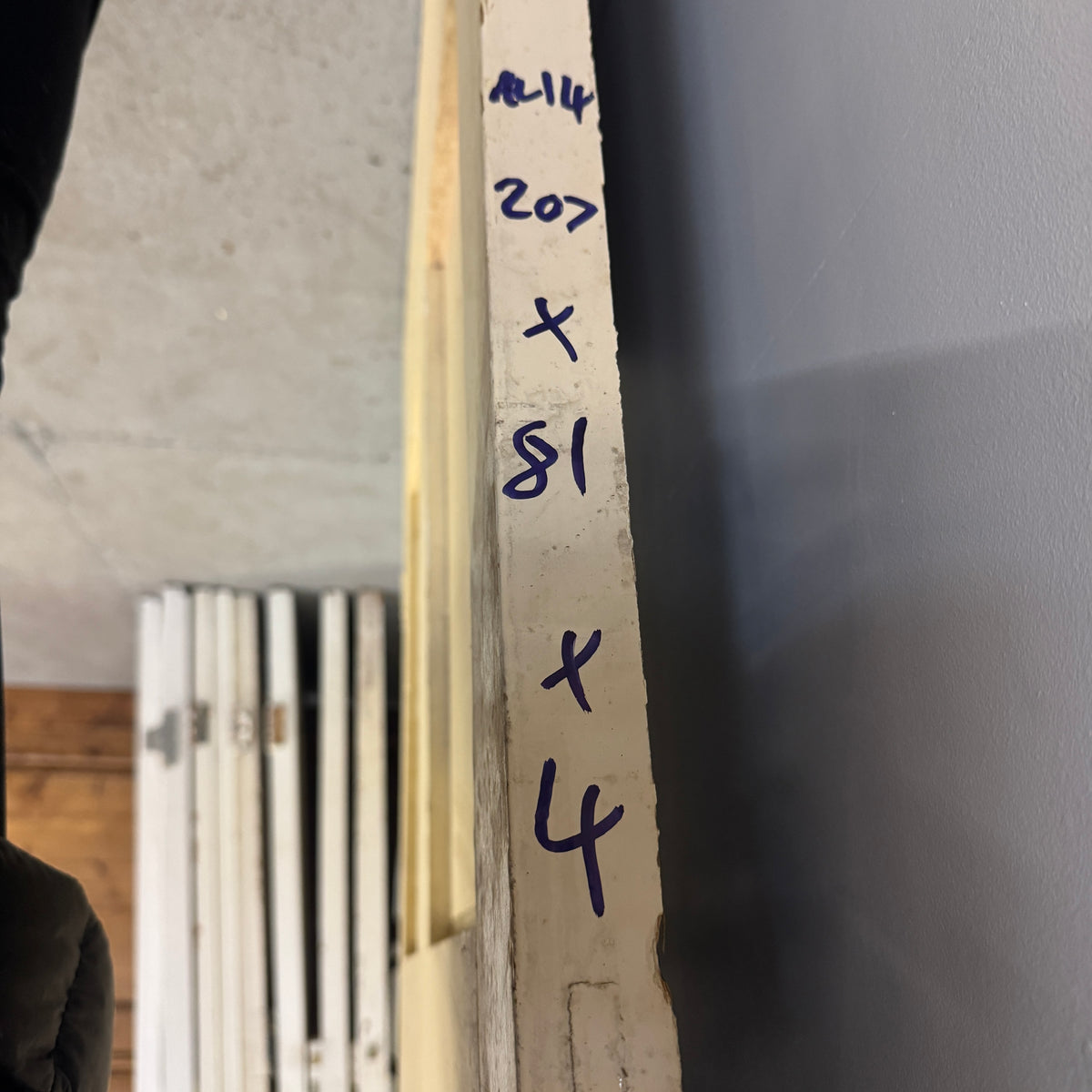 Antique Four Panel Door 207cm x 81cm x 4cm | The Architectural Forum