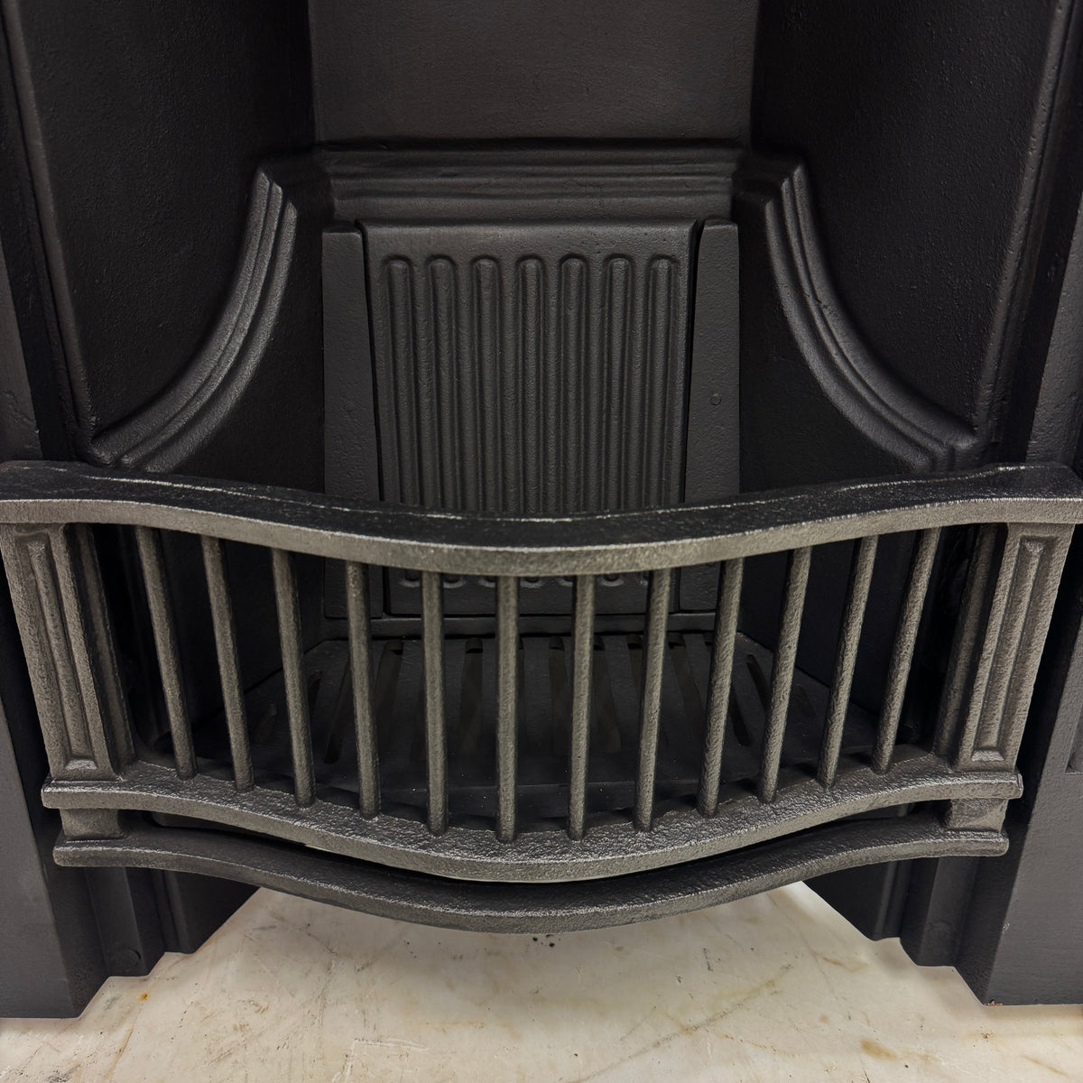 Antique Tiled Cast Iron Combination Fireplace | The Architectural Forum