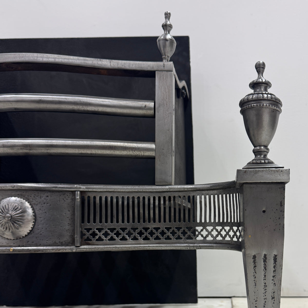 Reclaimed Steel Georgian Fire Basket | The Architectural Forum