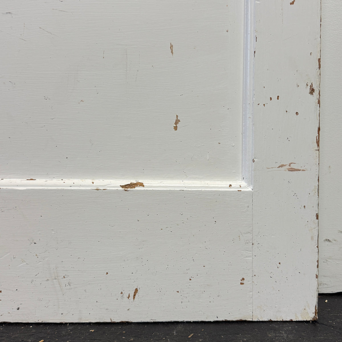 Reclaimed Mid-Century 1950s Four Panel Door 196.5cm x 75.5cm | The Architectural Forum