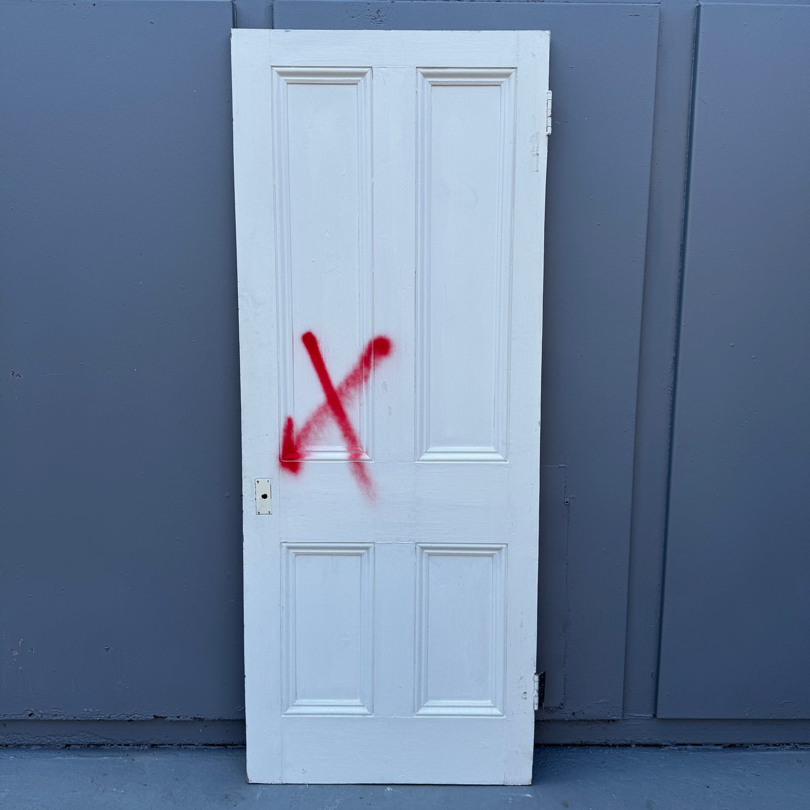 Antique Victorian 4 Panel Door - 202cm x 80.5cm | The Architectural Forum