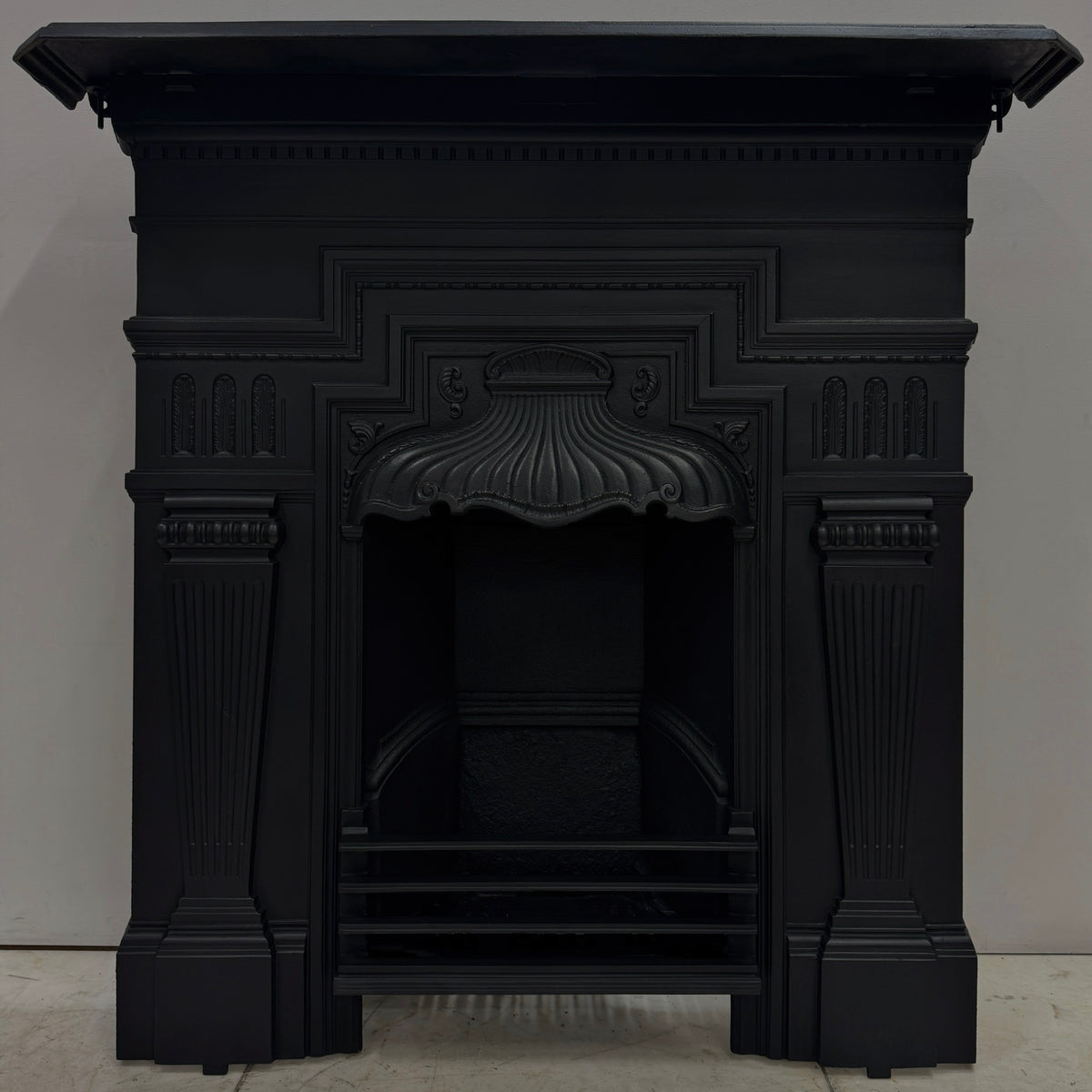 Antique Cast Iron Combination Fireplace | The Architectural Forum