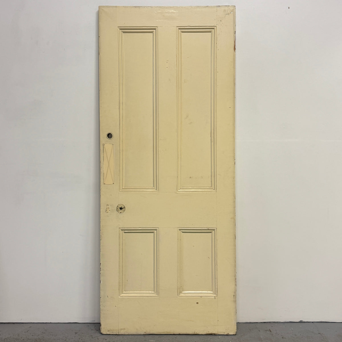 Antique Four Panel Door 207cm x 86.5cm x 5cm | The Architectural Forum