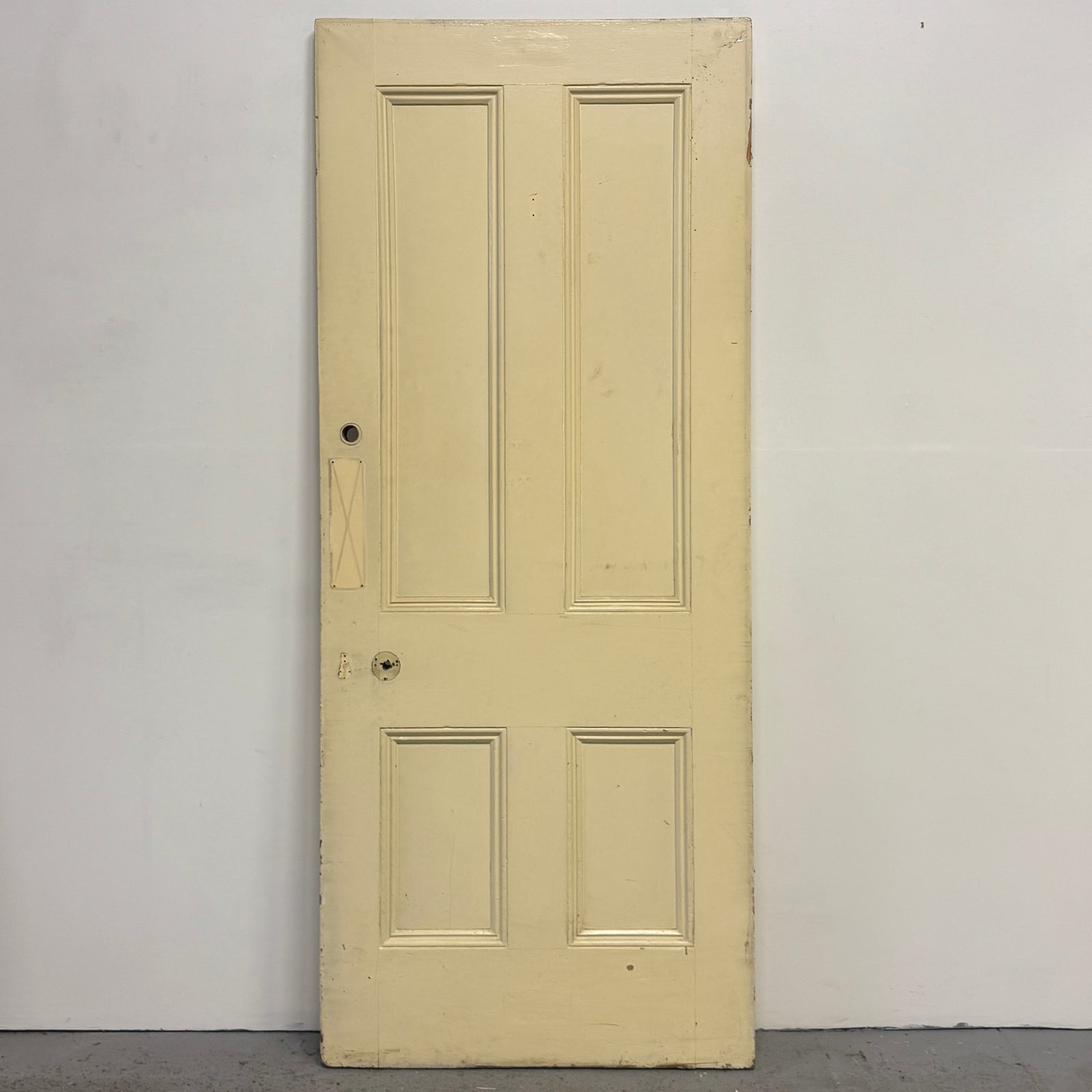 Antique Four Panel Door 207cm x 86.5cm x 5cm | The Architectural Forum