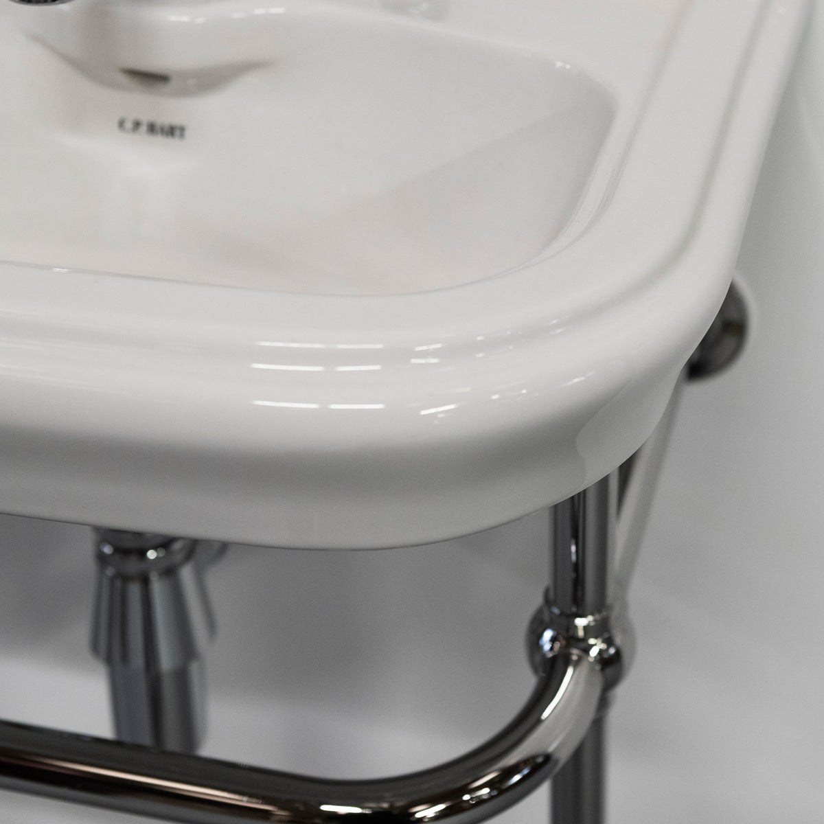 Reclaimed C.P Hart Sink on Chrome Legs