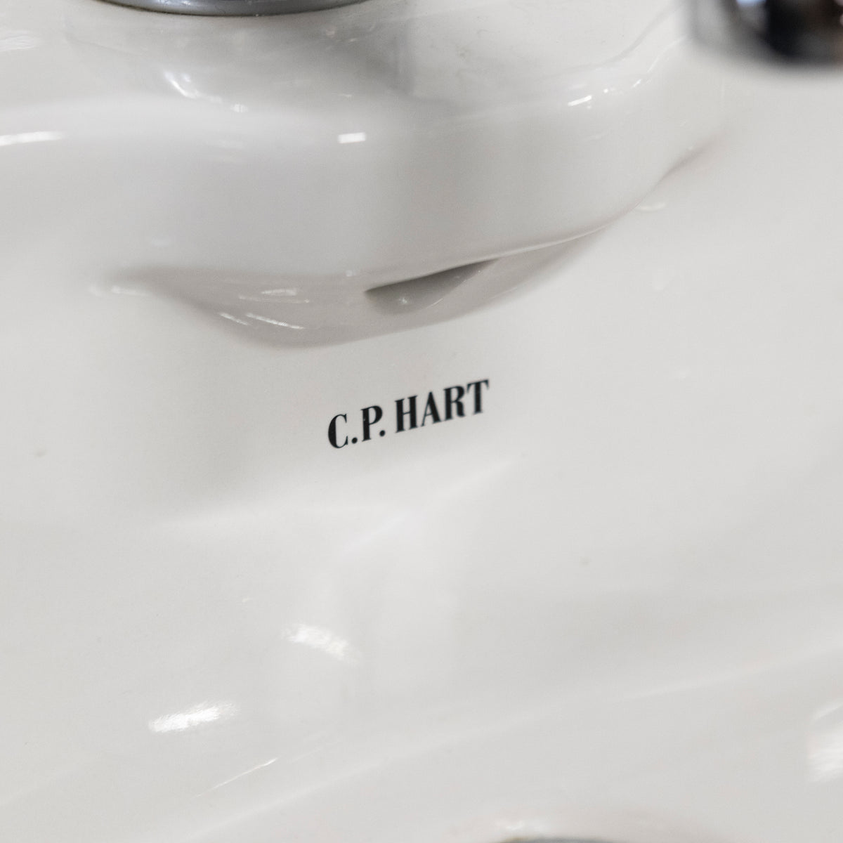 Reclaimed C.P Hart Sink on Chrome Legs