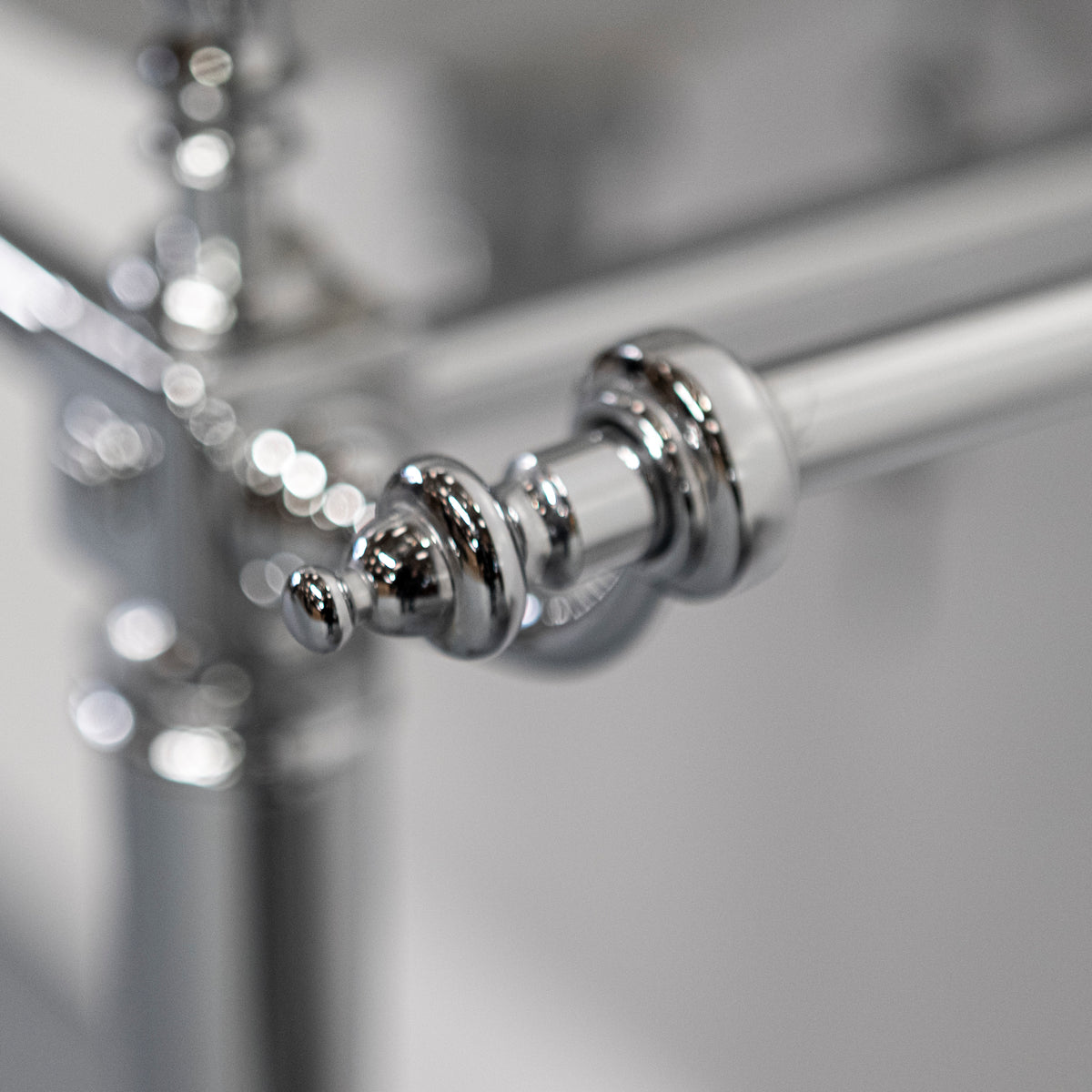 Large C.P Hart Basin on Chrome Legs