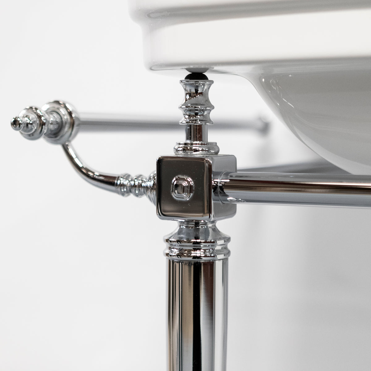 Large C.P Hart Basin on Chrome Legs