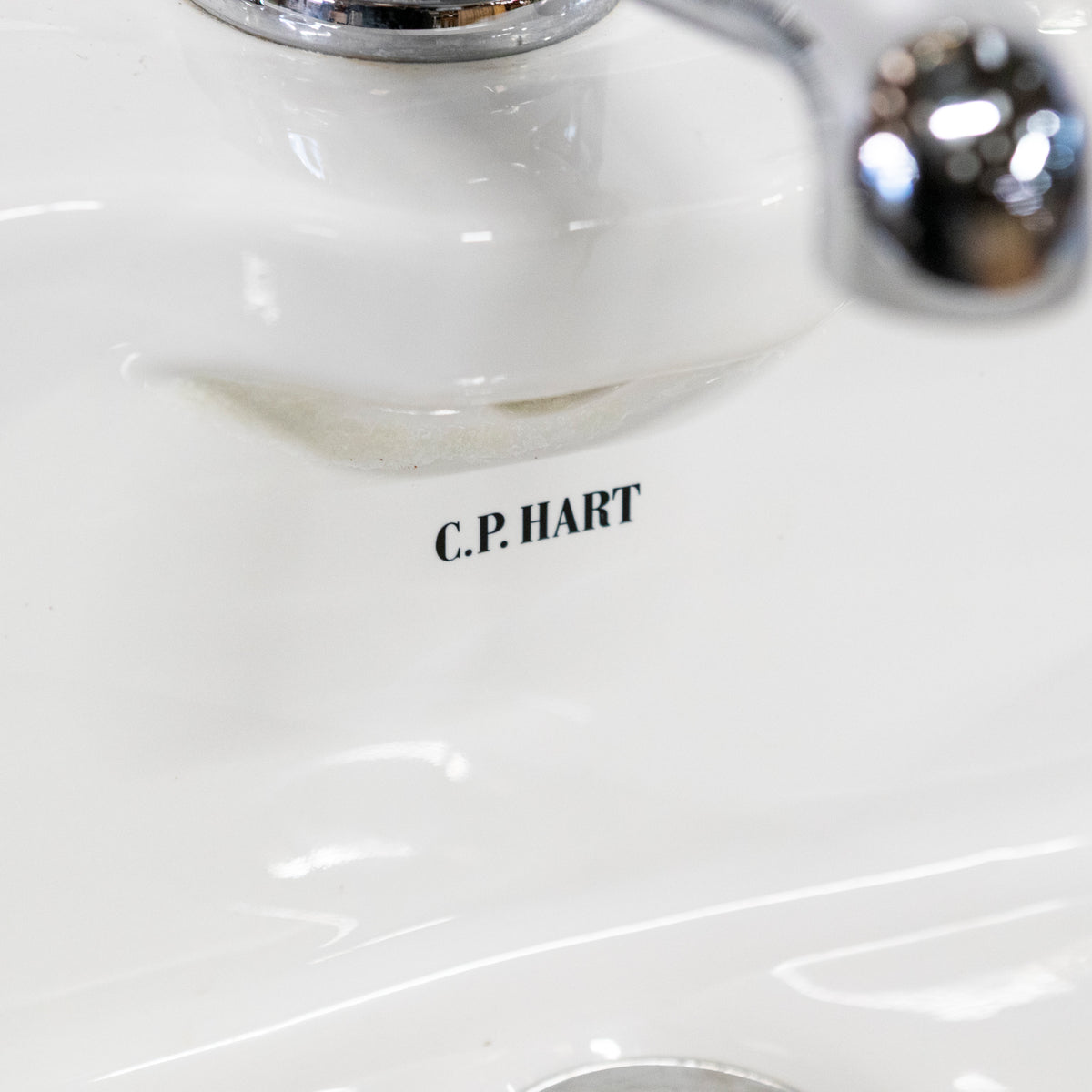 Reclaimed C.P Hart Sink on Chrome Legs