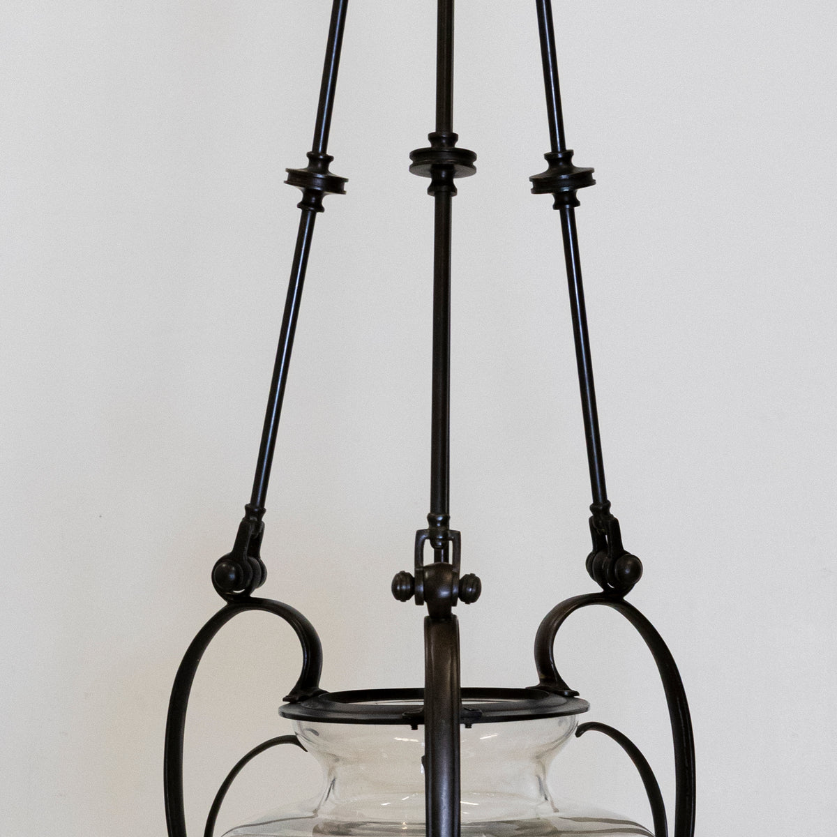 Large Reclaimed Black Pendant Lantern | Charles Edwards | The Architectural Forum