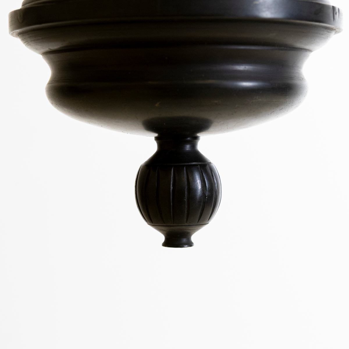 Large Reclaimed Black Pendant Lantern | Charles Edwards | The Architectural Forum