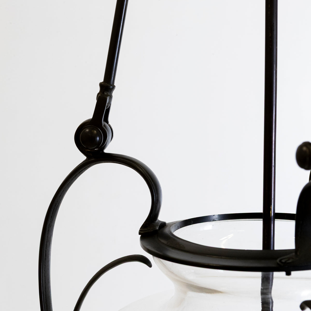 Large Reclaimed Black Pendant Lantern | Charles Edwards | The Architectural Forum