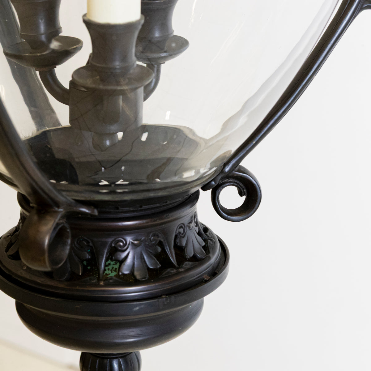 Large Reclaimed Black Pendant Lantern | Charles Edwards | The Architectural Forum