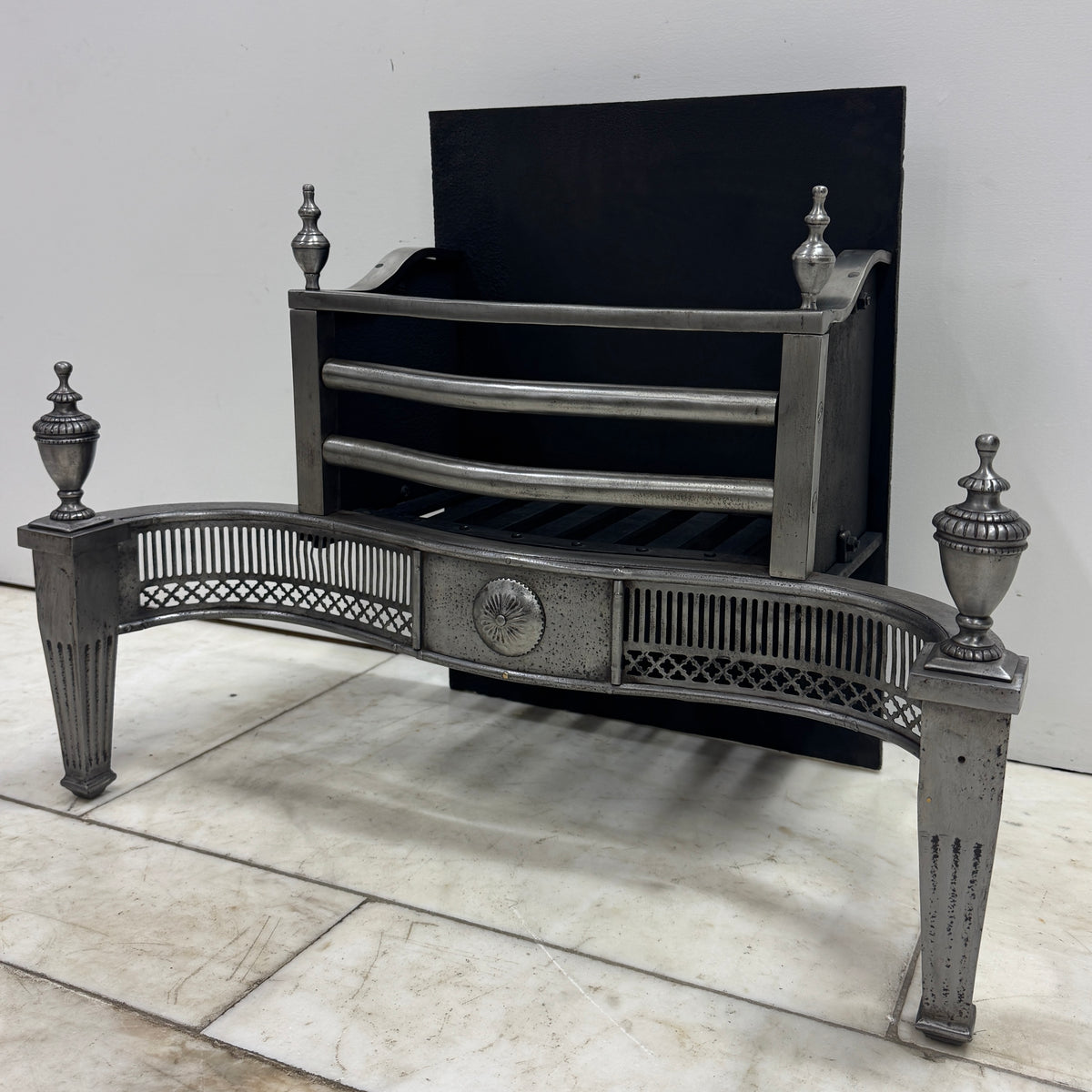 Reclaimed Steel Georgian Fire Basket | The Architectural Forum