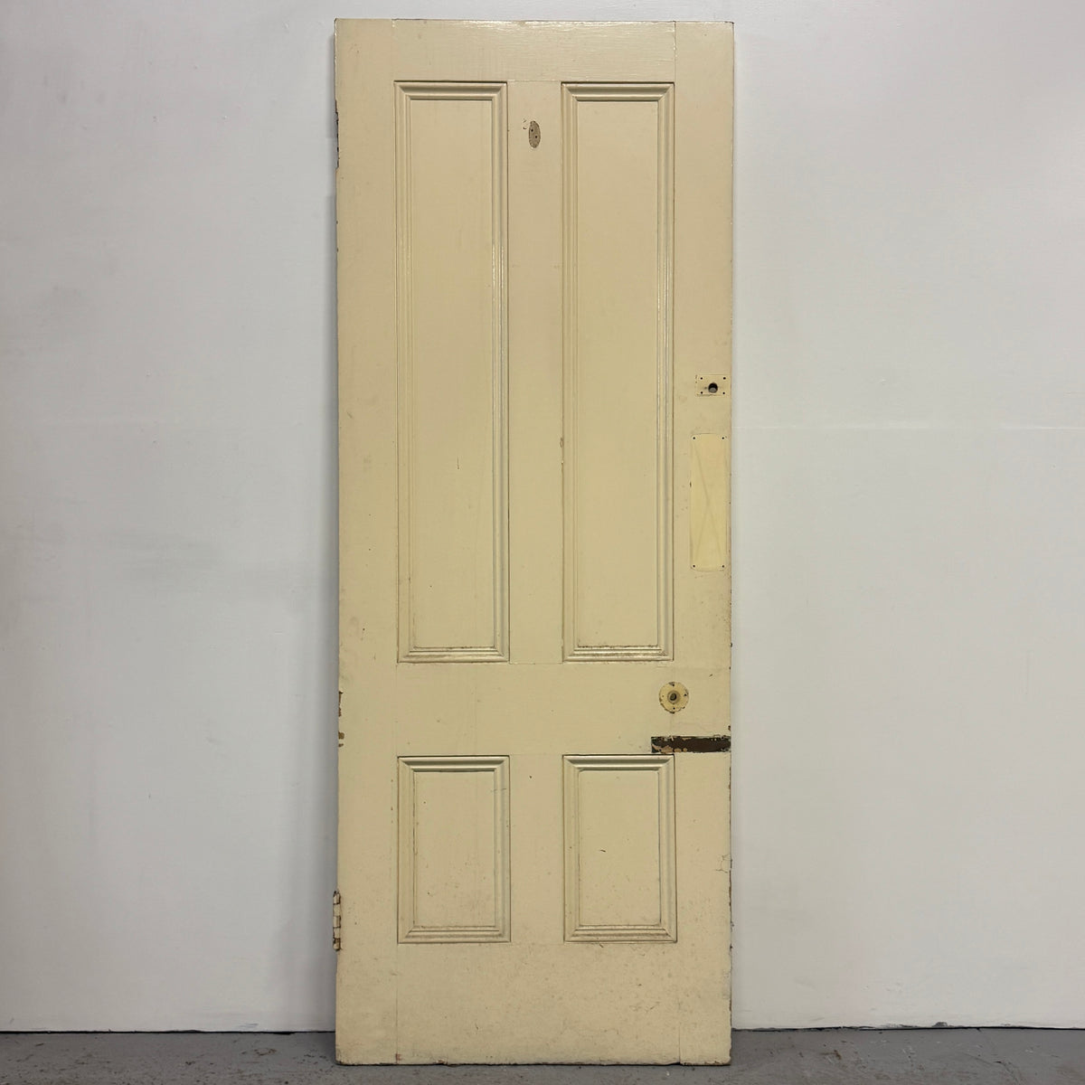 Antique Four Panel Door 198.5cm x 75.5cm x 4cm | The Architectural Forum