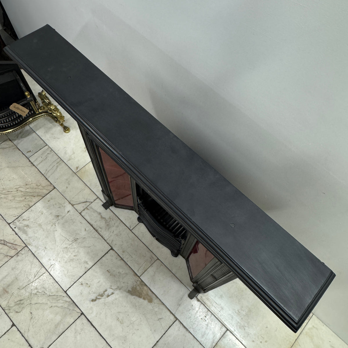 Antique Victorian Tiled Cast Iron Combination Fireplace | The Architectural Forum