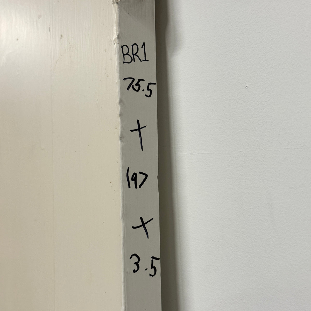 Antique Four Panel Door 197cm x 75.5cm x 3.5cm