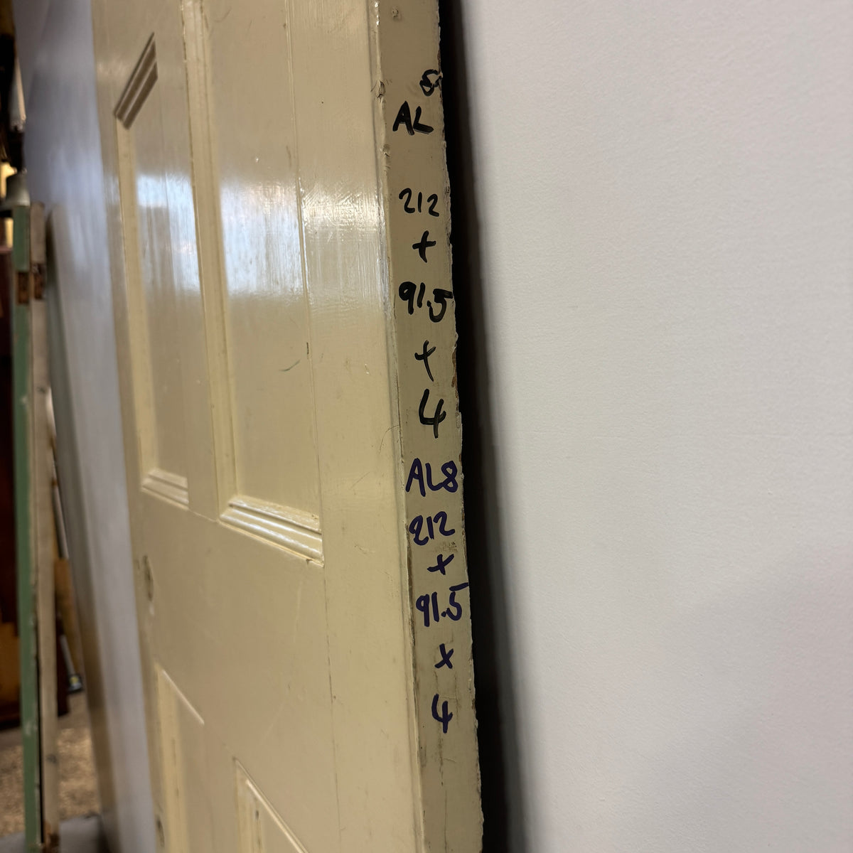 Antique Four Panel Door 212cm x 91.5cm x 4cm | The Architectural Forum