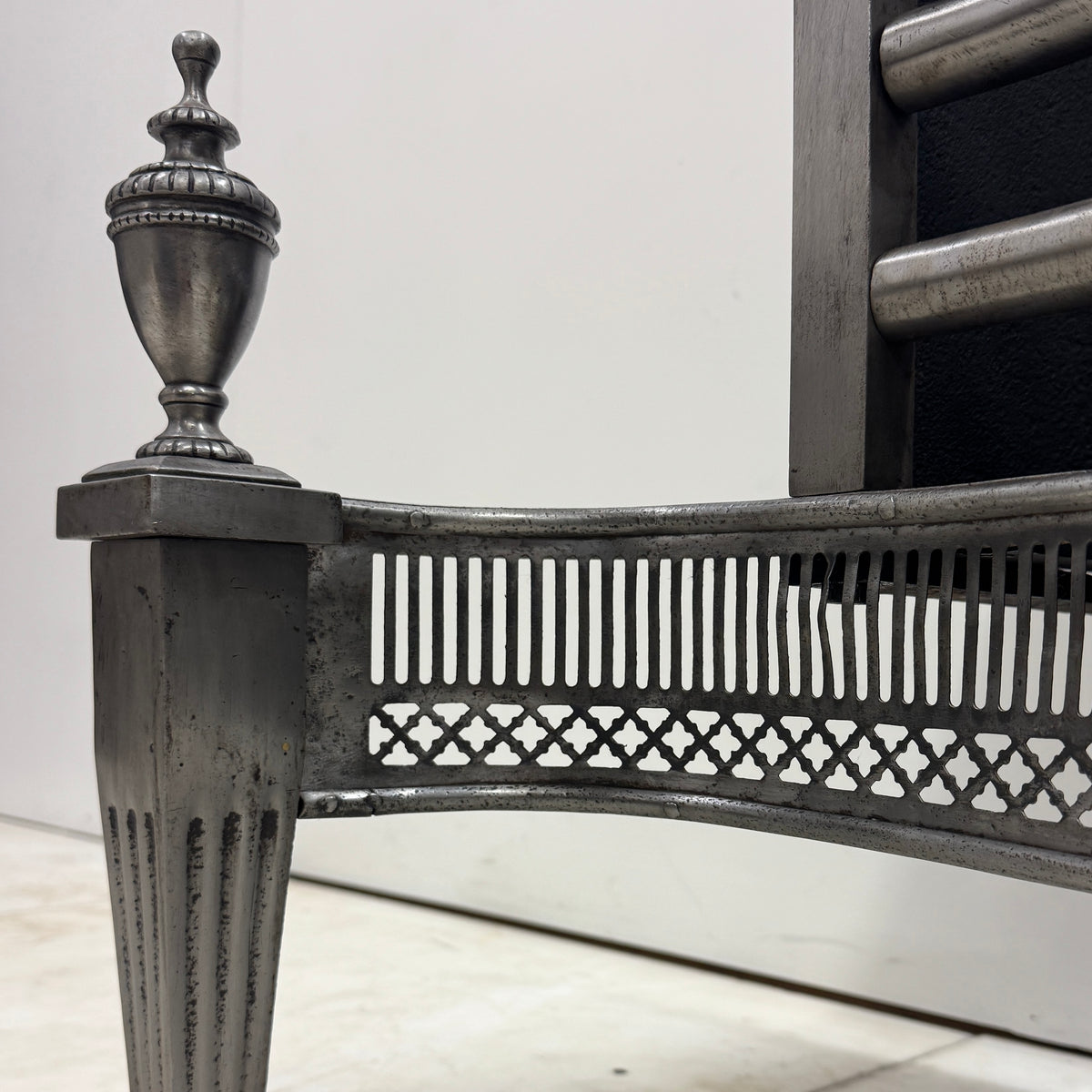 Reclaimed Steel Georgian Fire Basket | The Architectural Forum