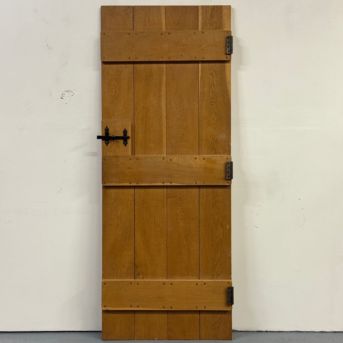Antique Victorian Pine Latch Door - 194.5cm x 75.5cm x 2.5cm | The Architectural Forum