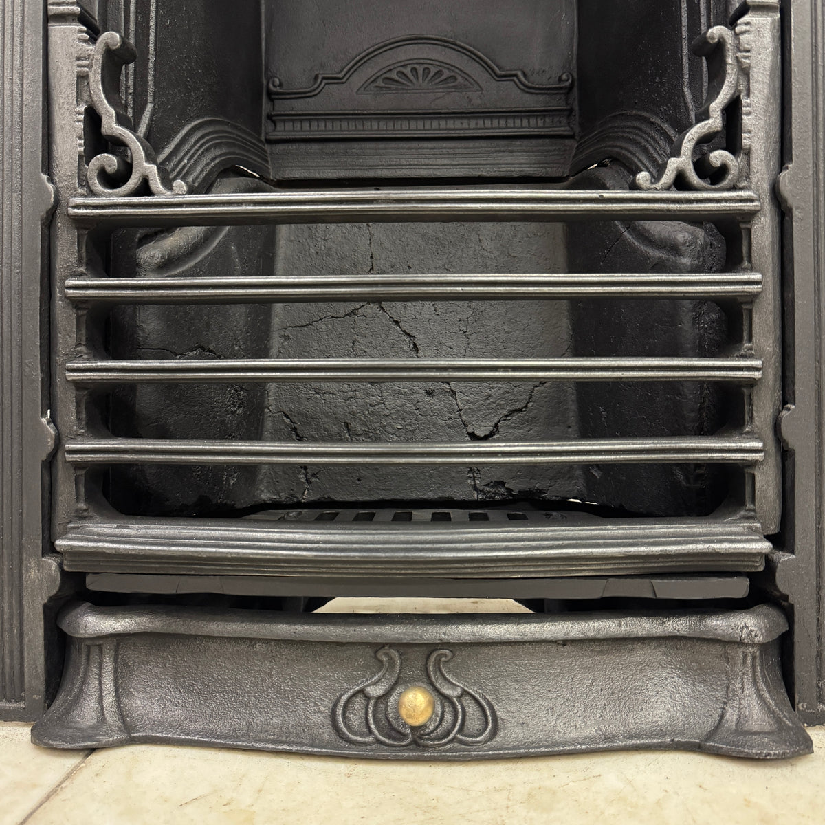 Antique Victorian Tiled Cast Iron Combination Fireplace | The Architectural Forum