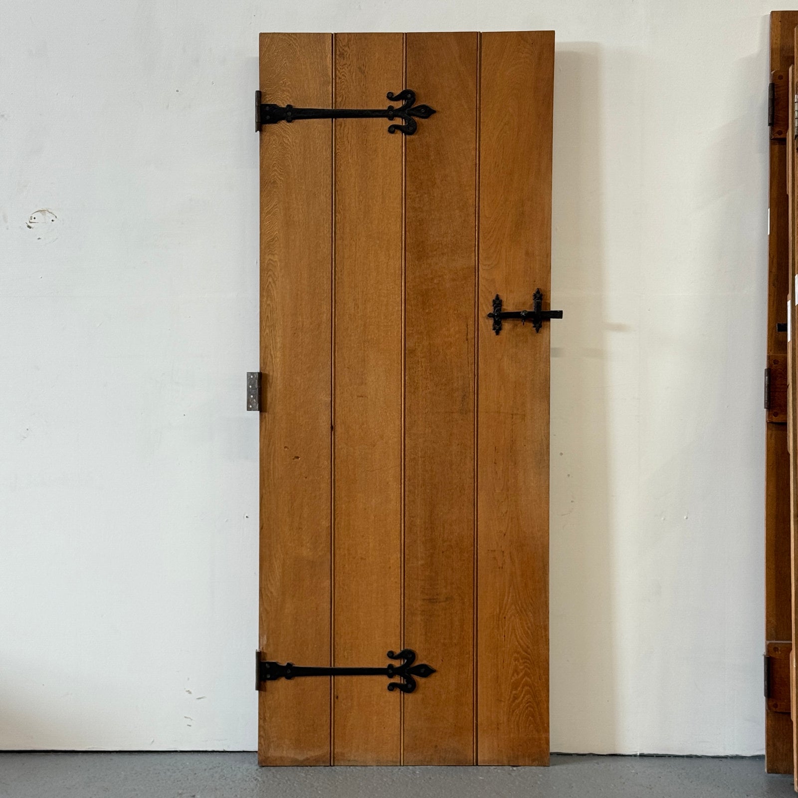 Antique Victorian Pine Latch Door - 189.5cm x 75.5cm x 2cm | The Architectural Forum